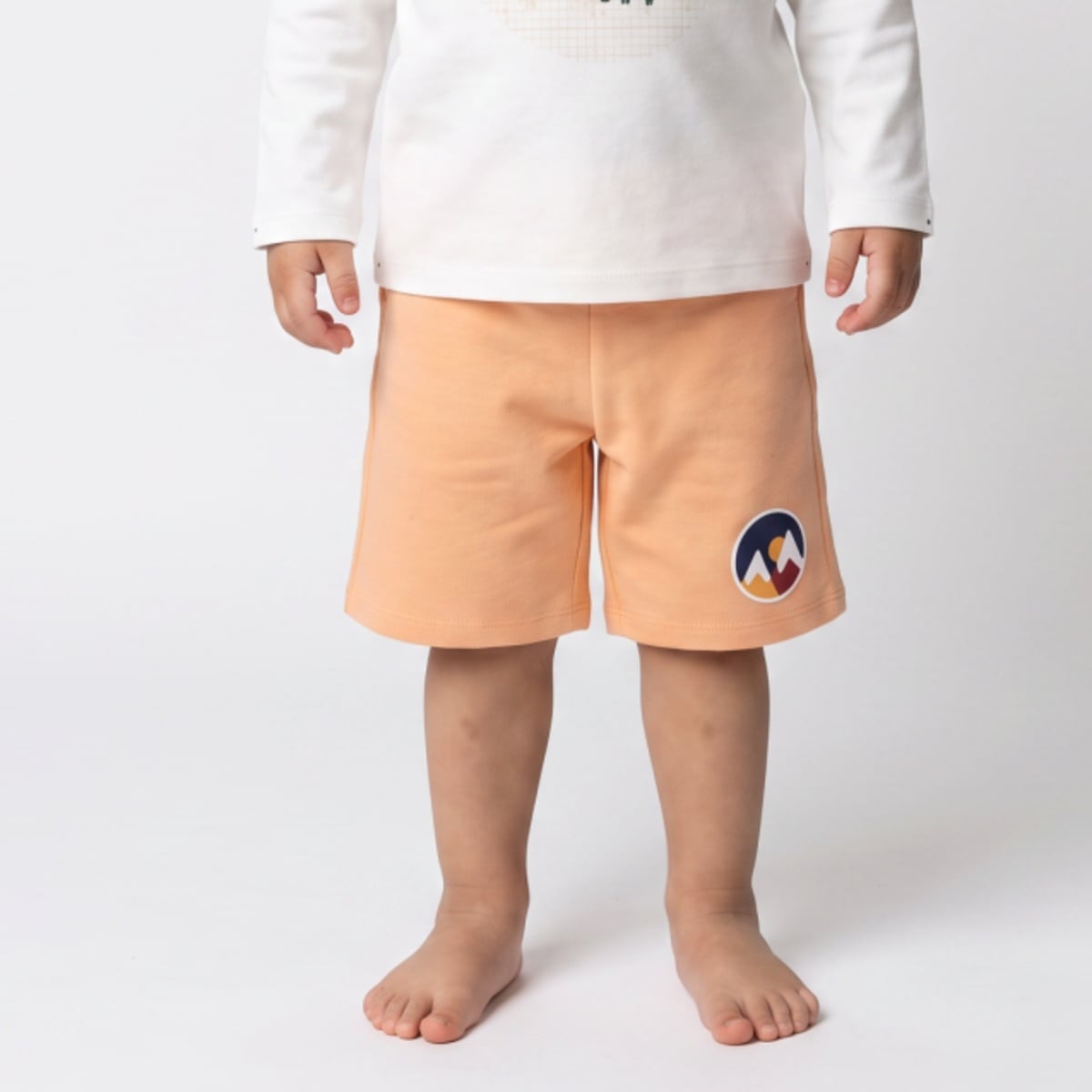 Boys Peach Cotton Shorts Regular Fit Casual Kids Shorts