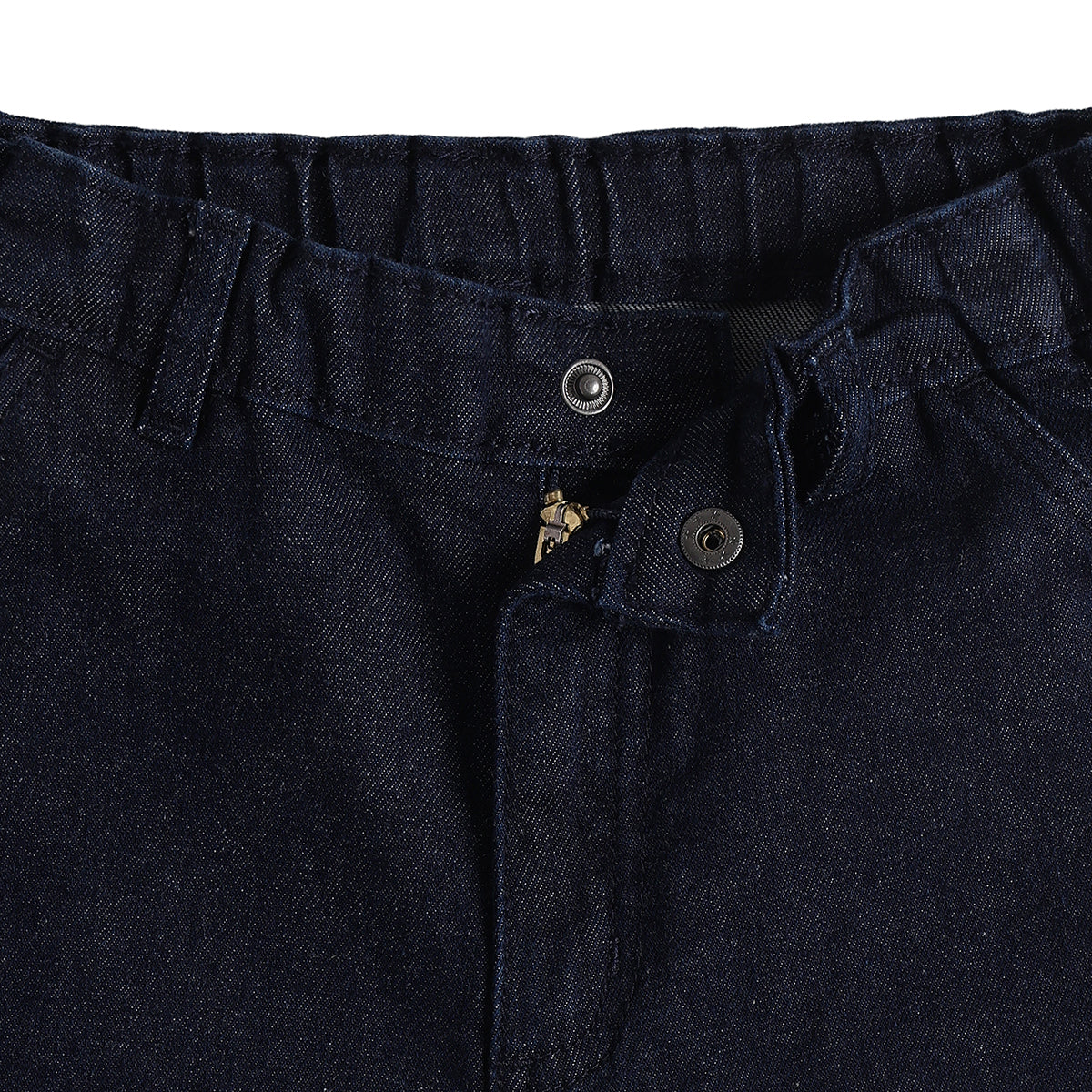 Baby Boys Dark Blue Cotton Denim Shorts Regular Fit Casual Kids Shorts
