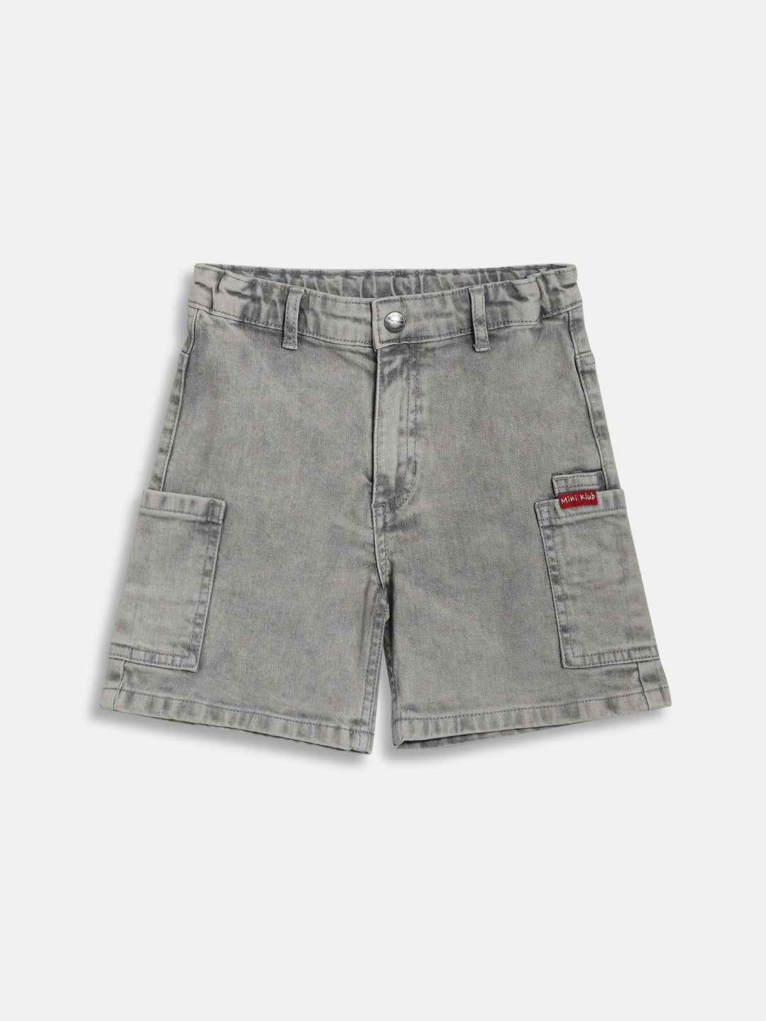 Kids Boys Solid Shorts, Grey