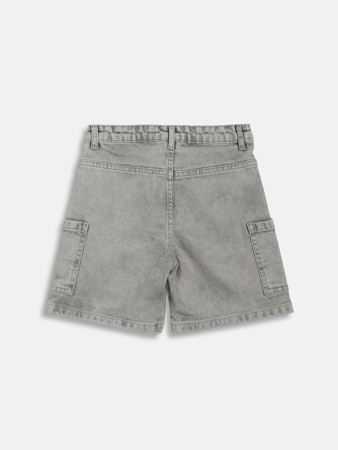 Kids Boys Solid Shorts, Grey