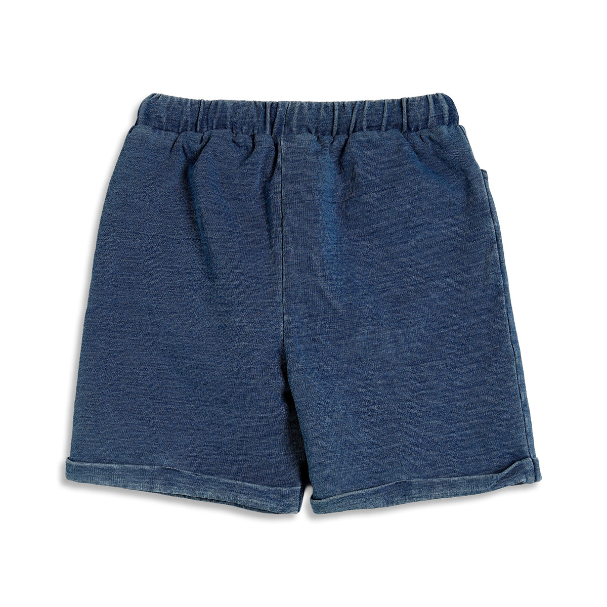 Baby Boys Solid Denim Shorts, Blue