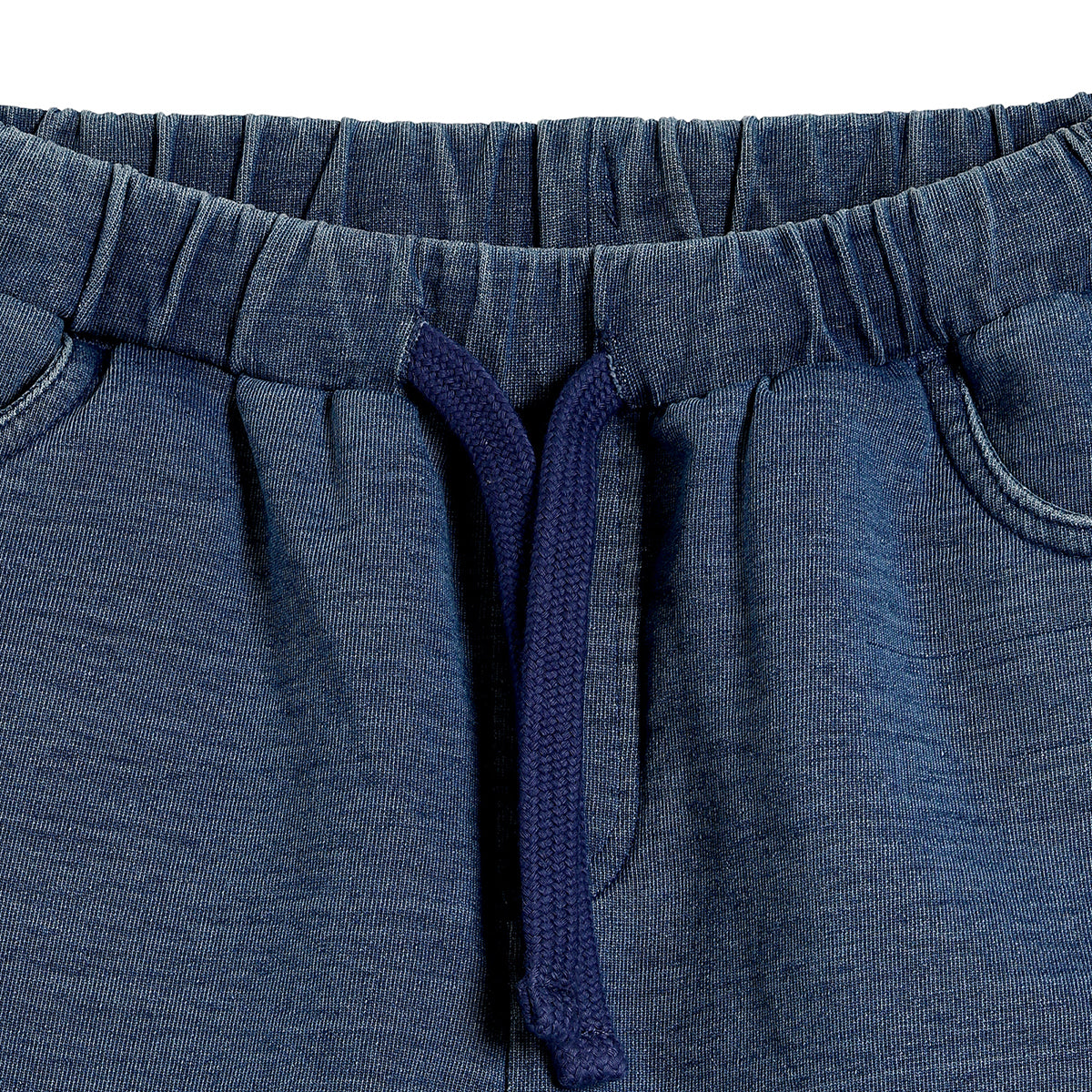 Baby Boys Solid Denim Shorts, Blue
