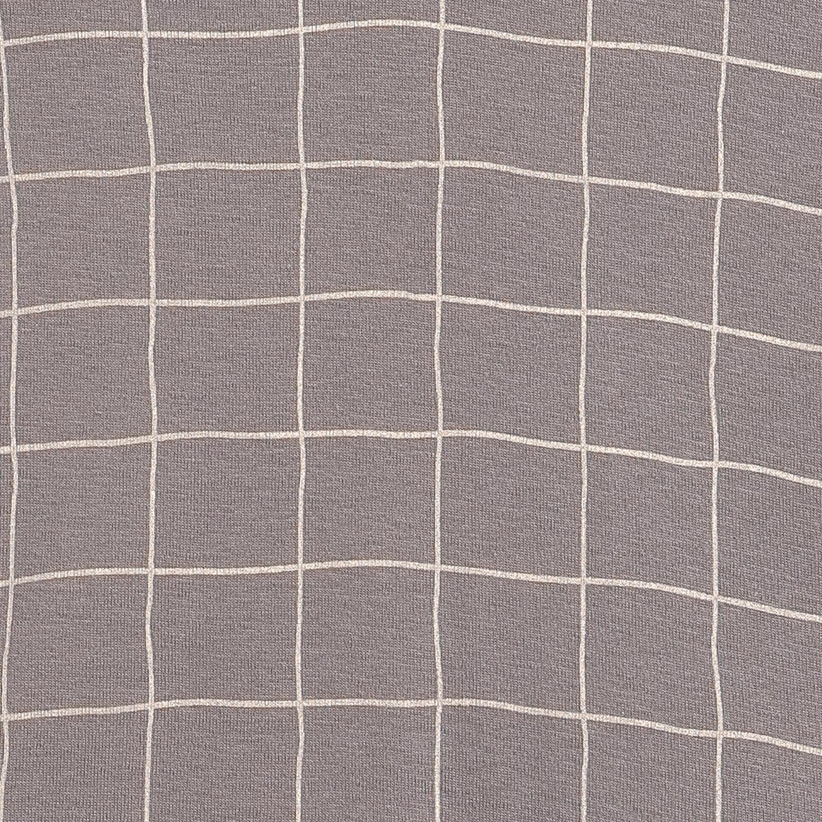 Boys Grey Checked Henley Neck T-Shirt Regular Fit Casual Cotton T-Shirt