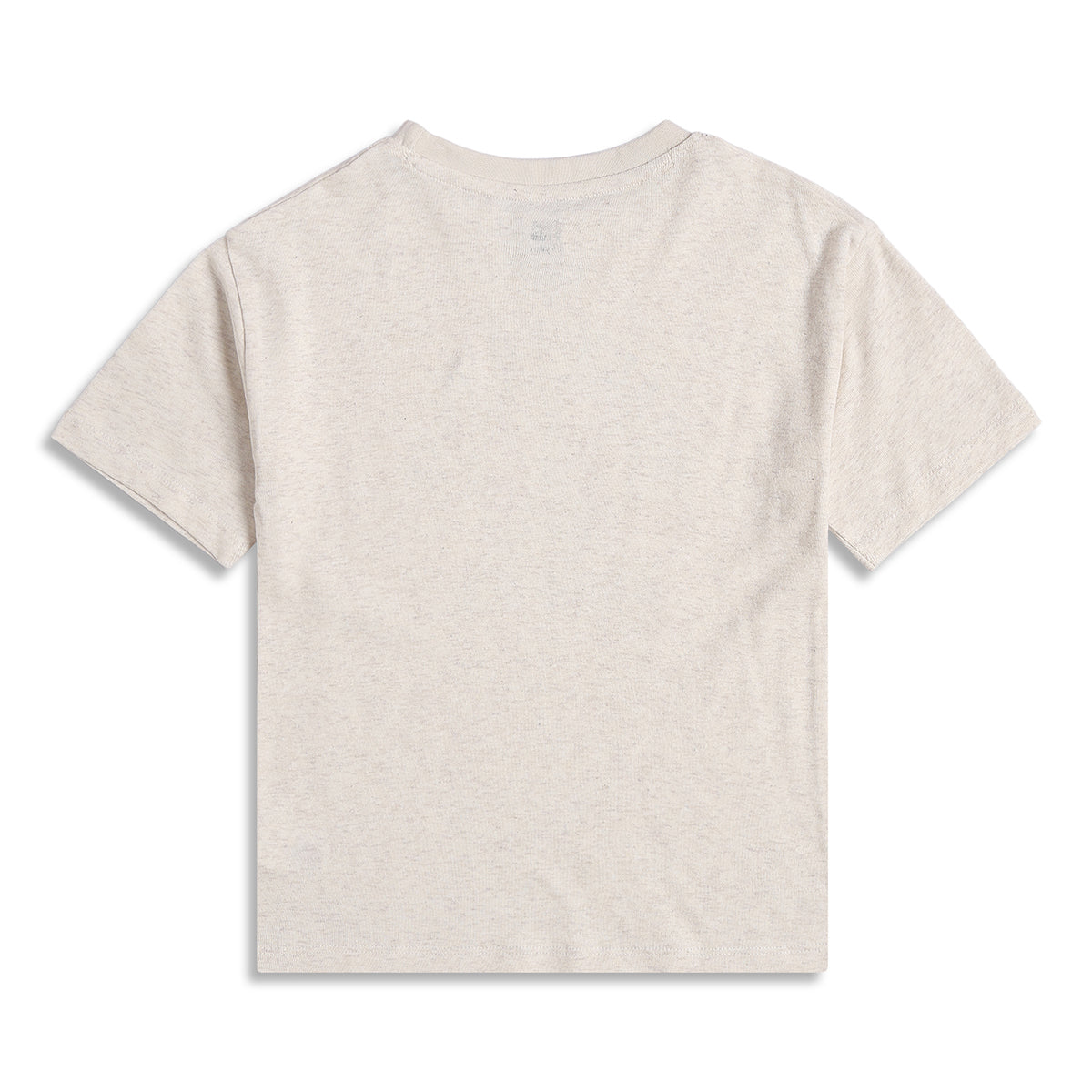 Boys Beige Typography Printed Cotton T-Shirt Regular Fit Casual Kids T-Shirt