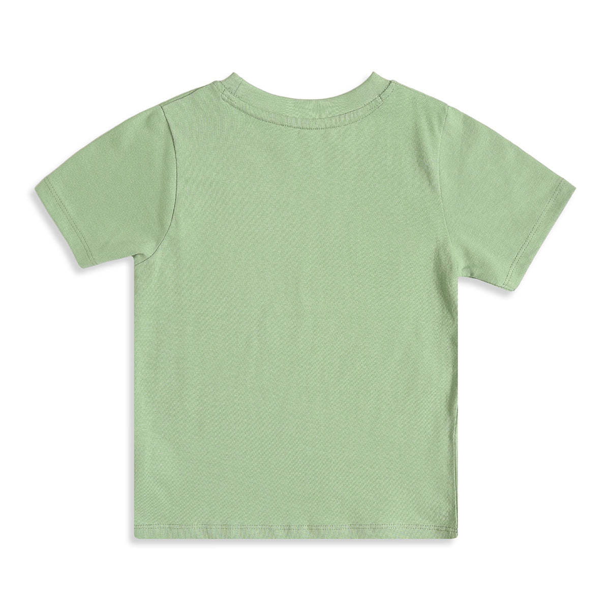 Baby Boys Green Graphic Print T-Shirt Regular Fit Casual Kids T-Shirt