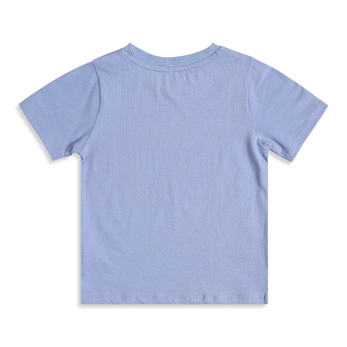 Baby Boys Blue Typography Print T-Shirt Regular Fit Casual Kids T-Shirt
