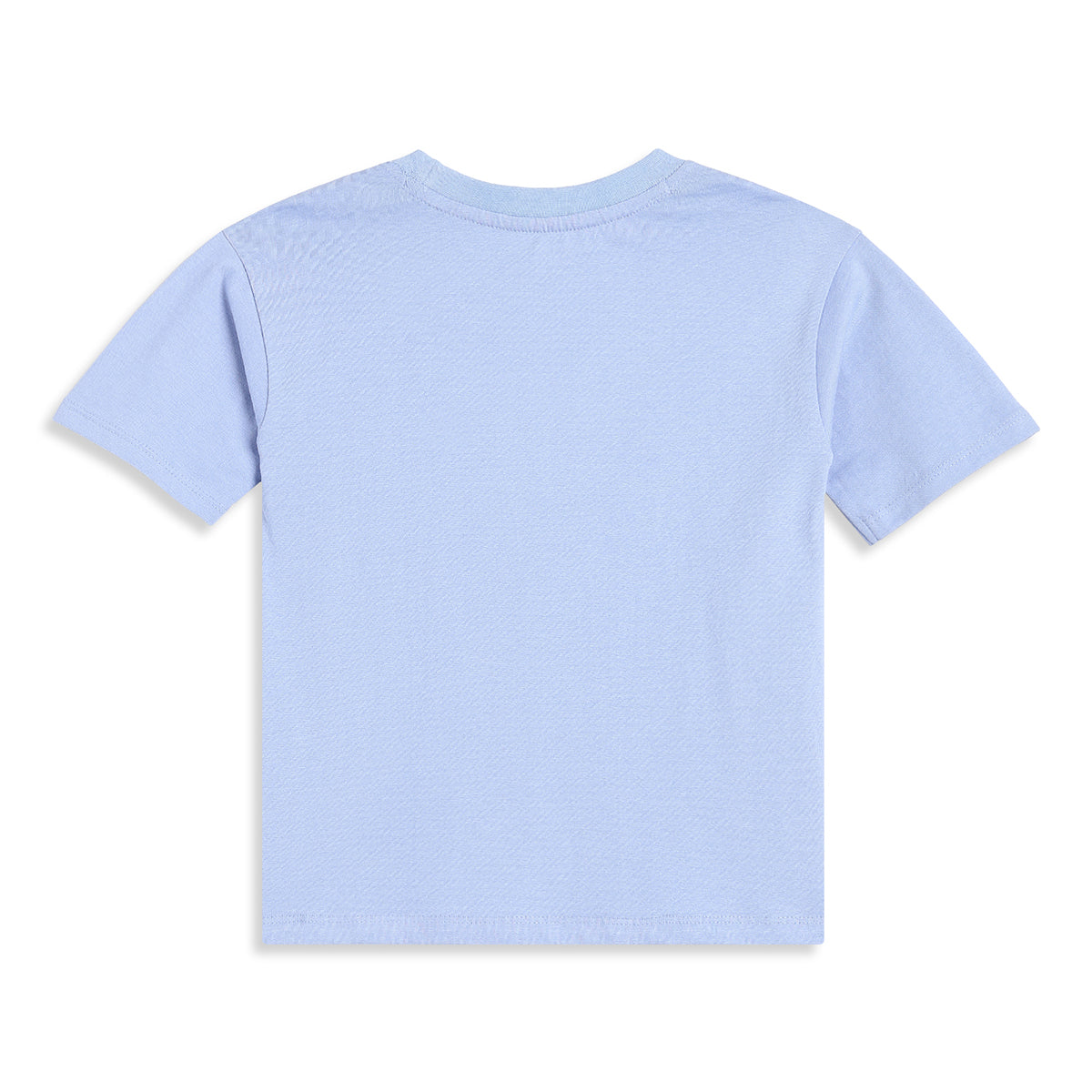 Baby Boys Blue Cotton Printed T-Shirt Regular Fit Casual Wear