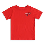 Baby Boys Red Skate Graphic Print T-Shirt Regular Fit Casual Kids T-Shirt