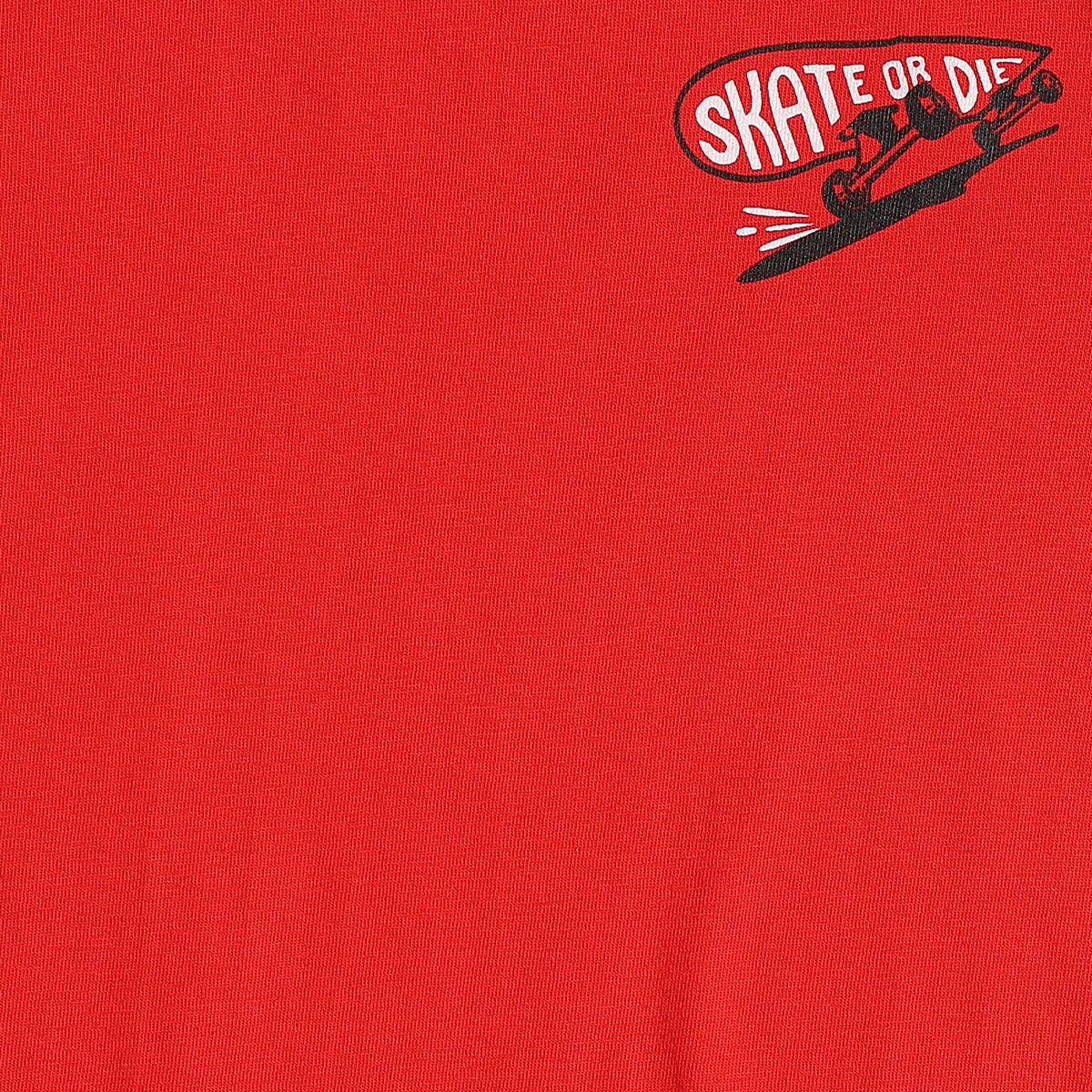 Baby Boys Red Skate Graphic Print T-Shirt Regular Fit Casual Kids T-Shirt
