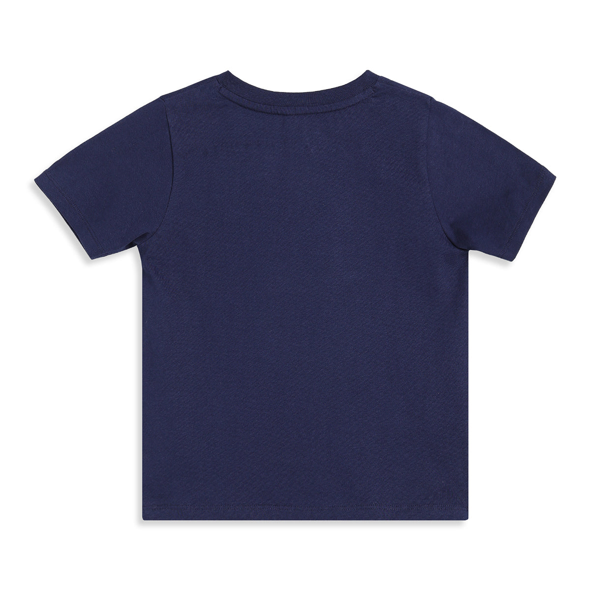 Baby Boys Navy Blue Cotton Printed Henley T-Shirt Regular Fit Casual Wear