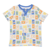 Baby Boys Beach Theme Printed T-Shirt, Multicolour