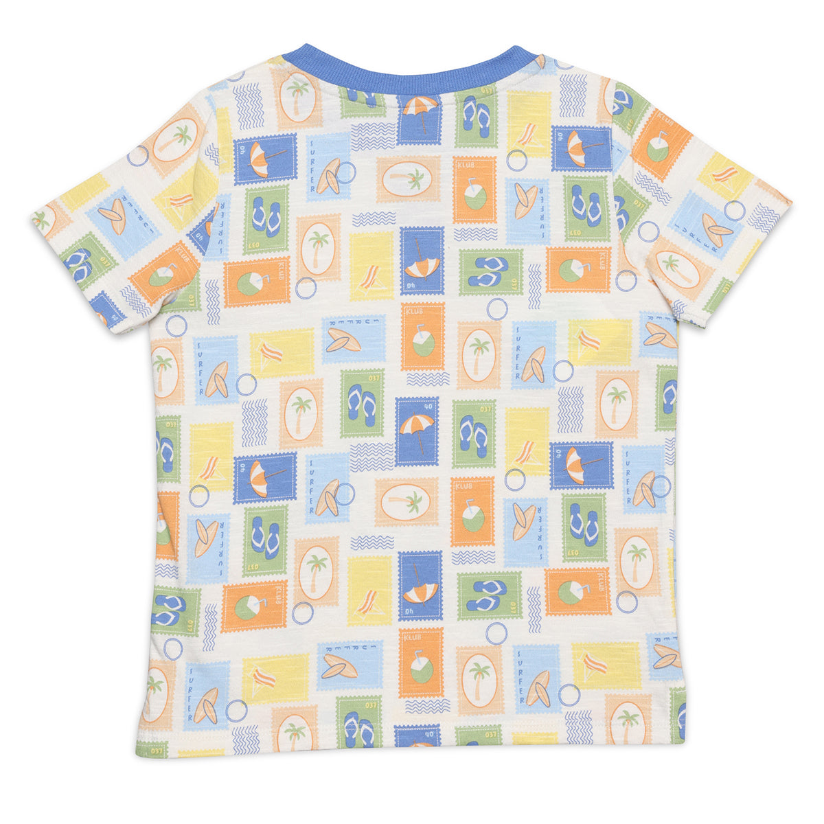 Baby Boys Beach Theme Printed T-Shirt, Multicolour