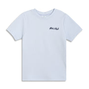 Boys Solid Short Sleeve T-Shirt, Light Blue