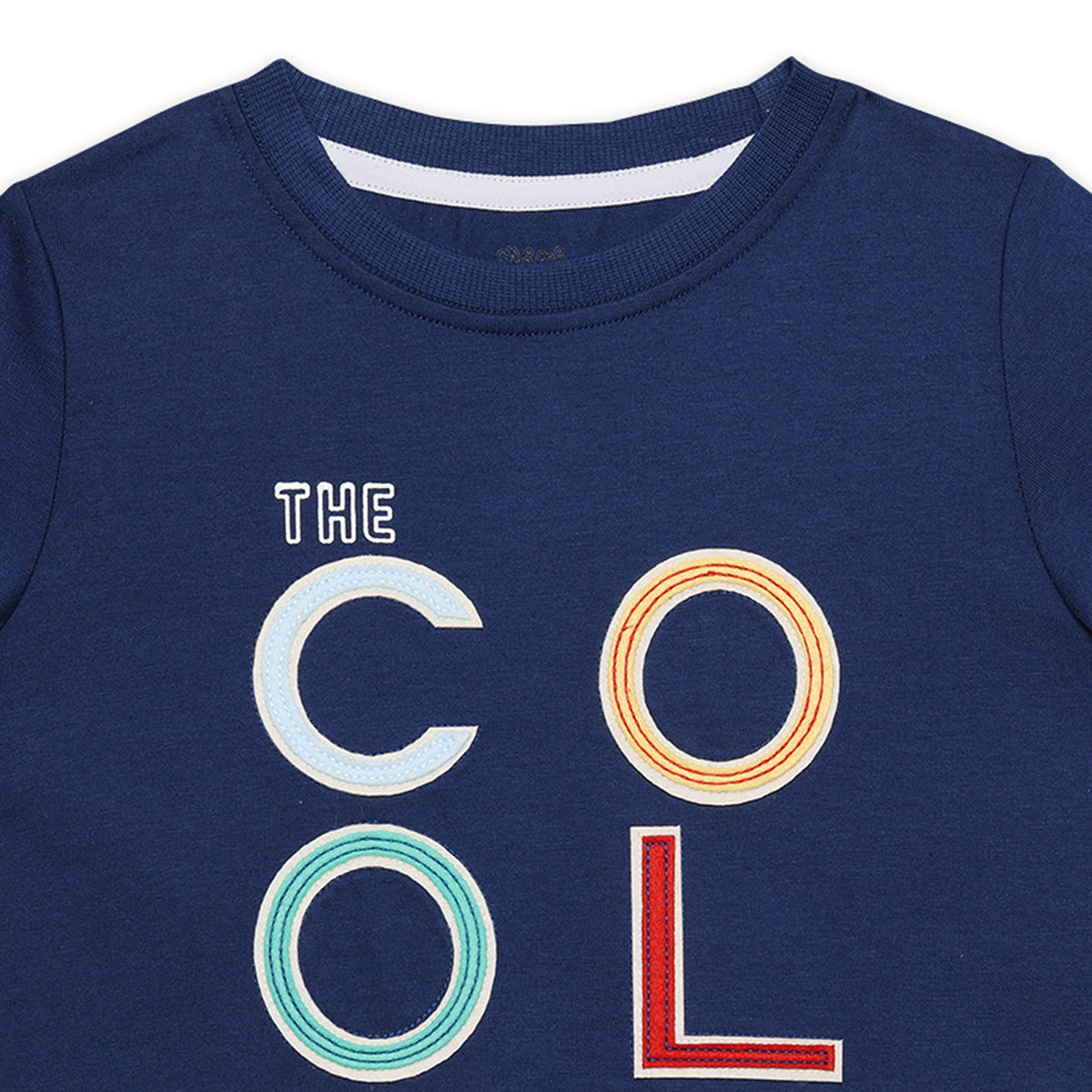 Baby Boys Text Printed T-Shirt, Navy Blue
