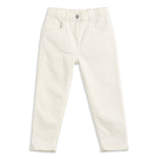Girls Off White Denim Jeans Regular Fit Casual Kids Jeans