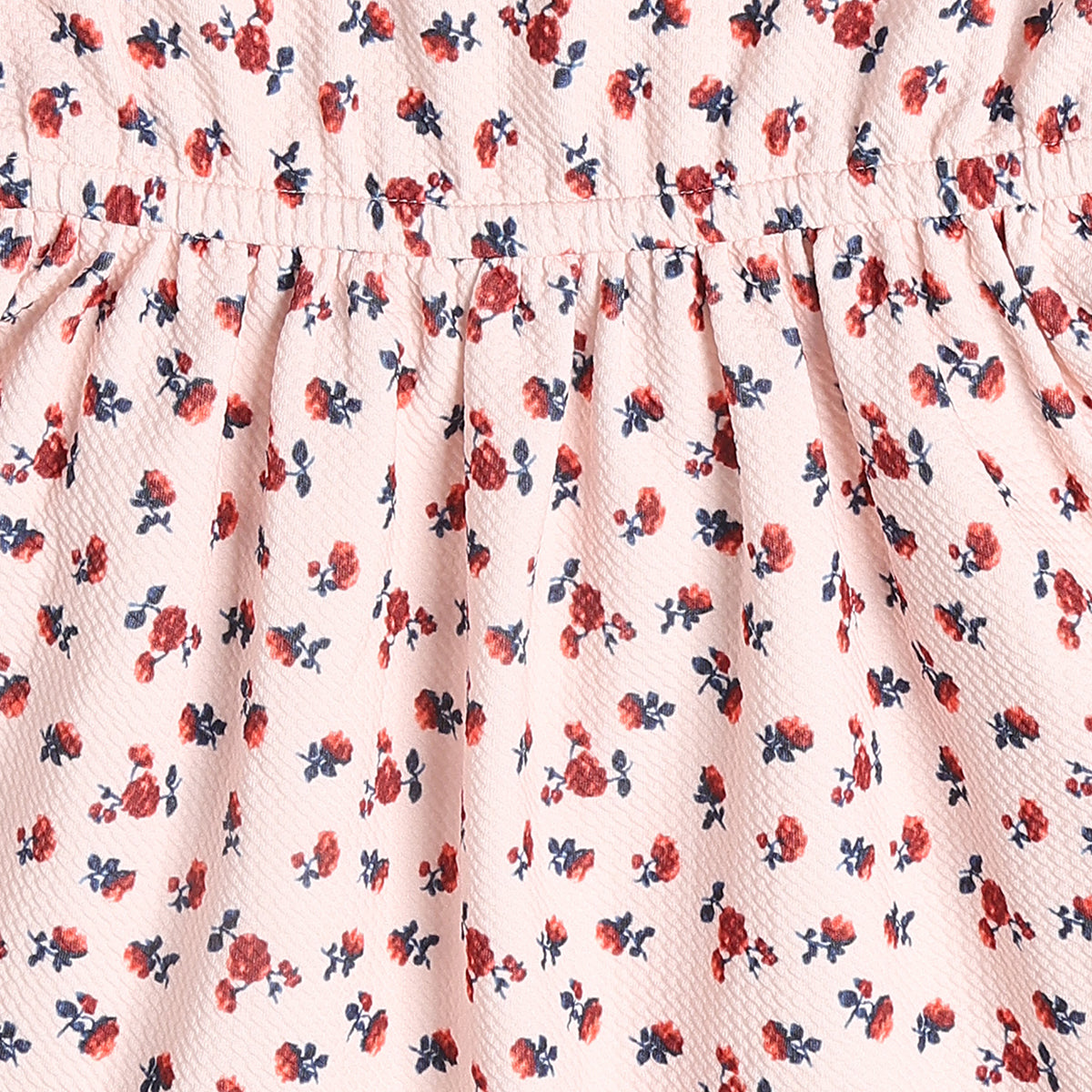 Baby Girls Floral Print Sleeveless Dress, Pink