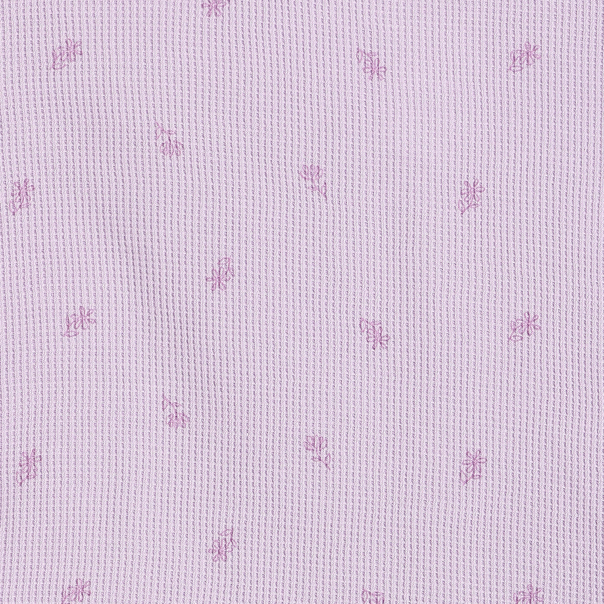 Girls Lilac Cotton Floral Tie Detail Top Regular Fit Casual Wear