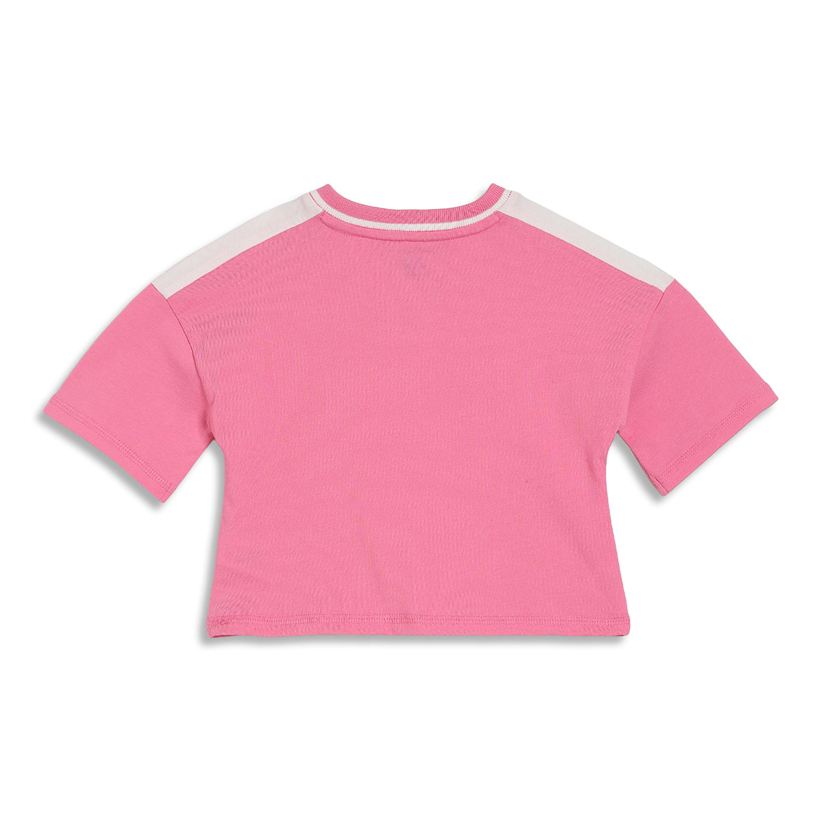 Kids Girls V-Neck Knit Top - Pink