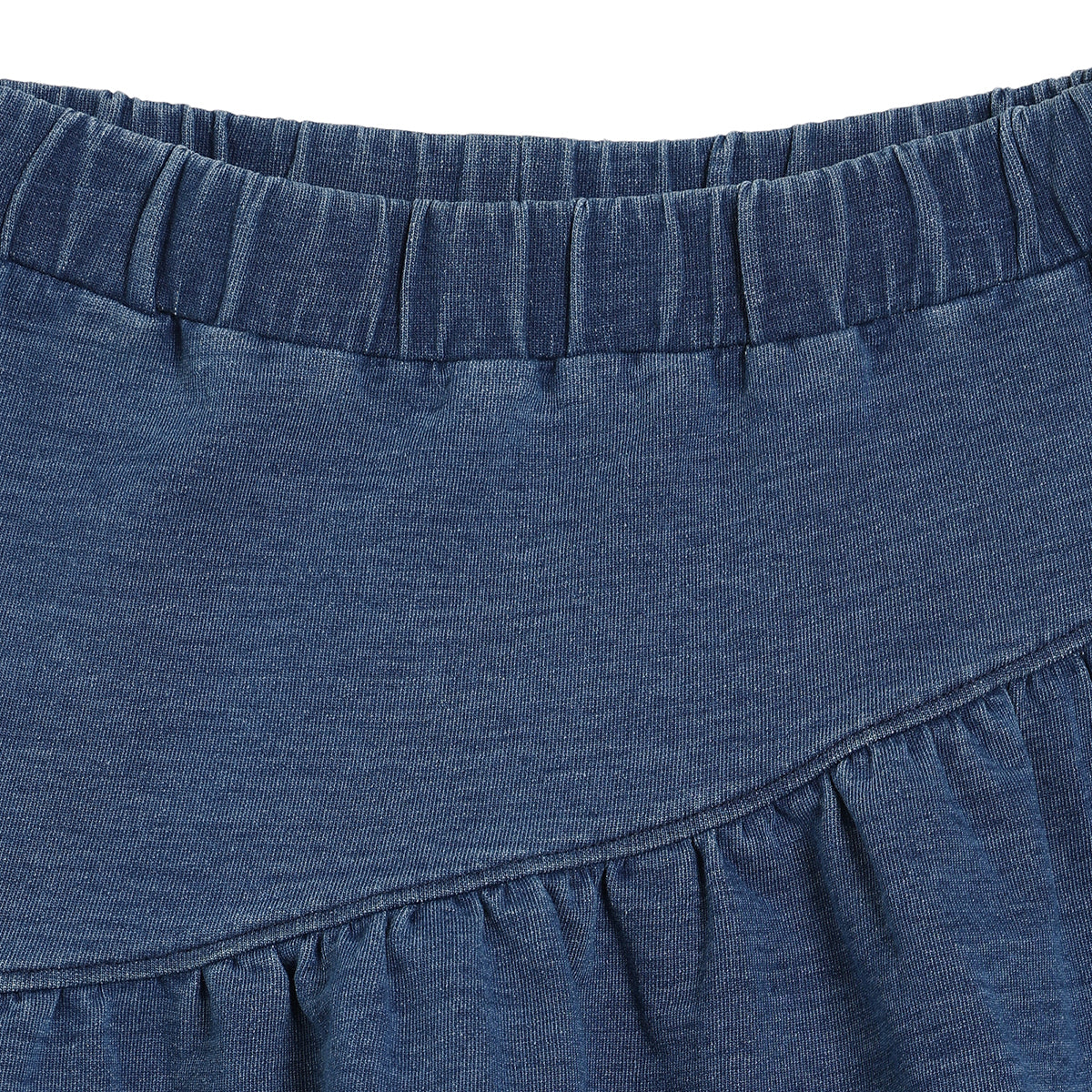 Girls Solid Skirt, Blue