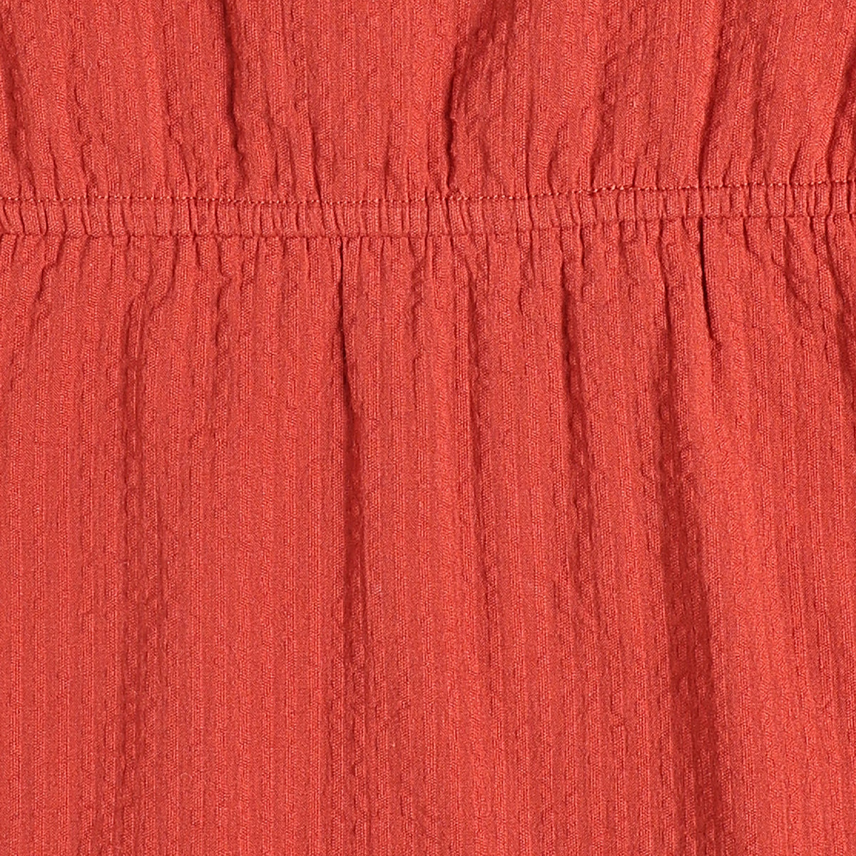 Baby Girls Textured Woven Top, Maroon