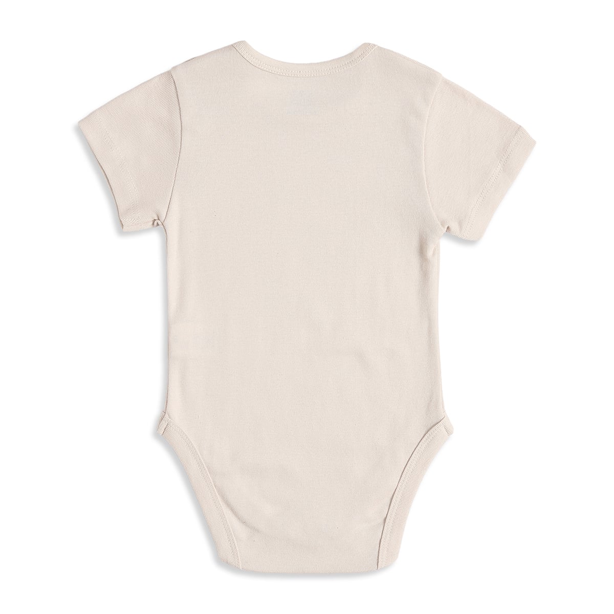 Baby Boys Sage Green & Beige Printed Cotton Bodysuit Pack of 2 Regular Fit Casual Bodysuits