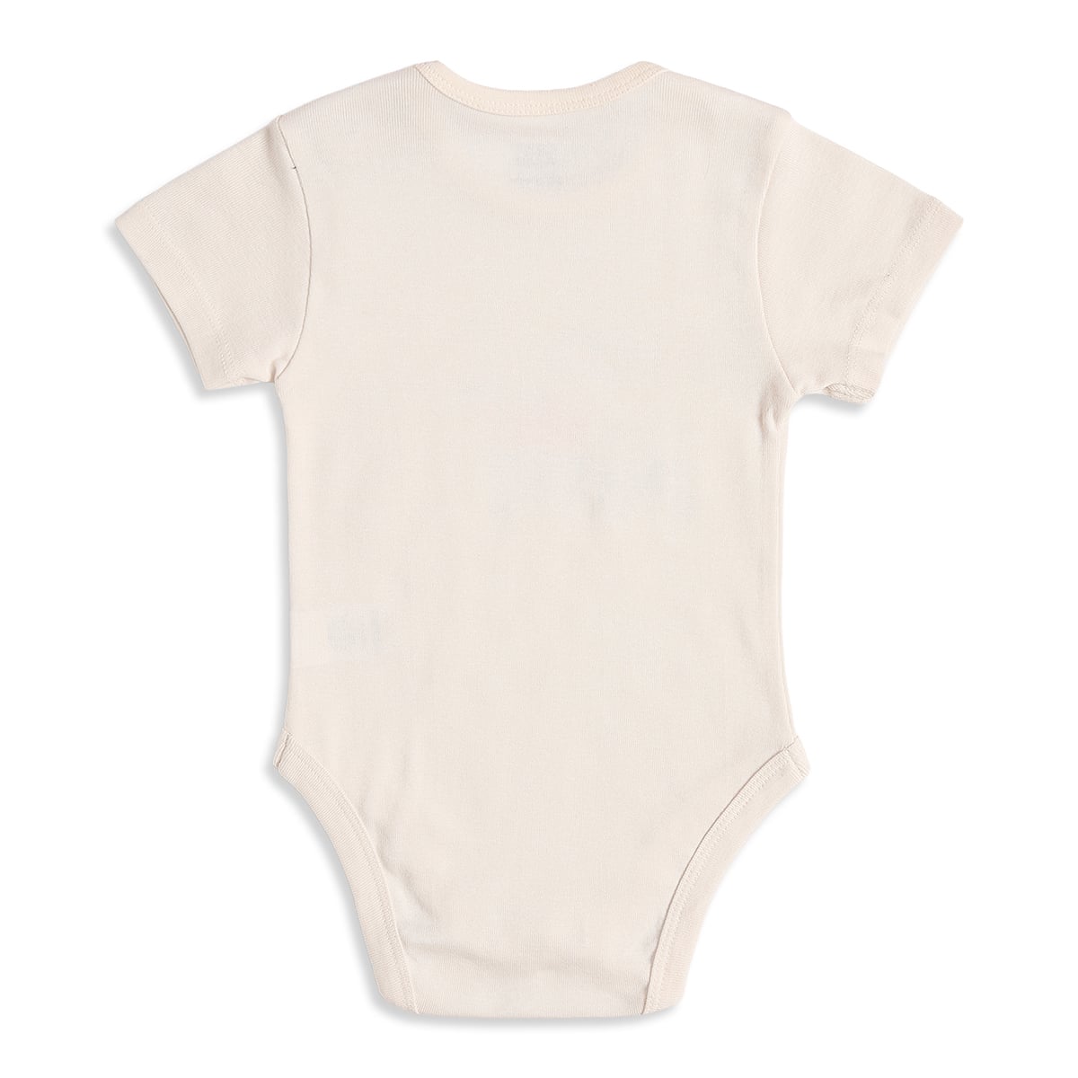 Baby Boys Black & Beige Printed Cotton Bodysuit Pack of 2 Regular Fit Casual Bodysuits
