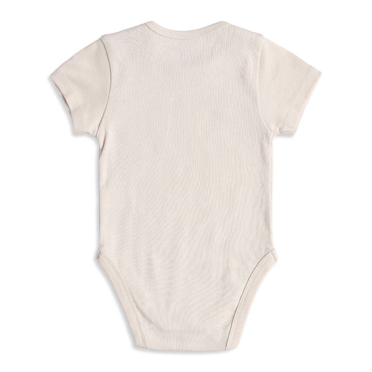 Baby Boys Blue & Beige Cotton Printed Pack of 2 Bodysuits