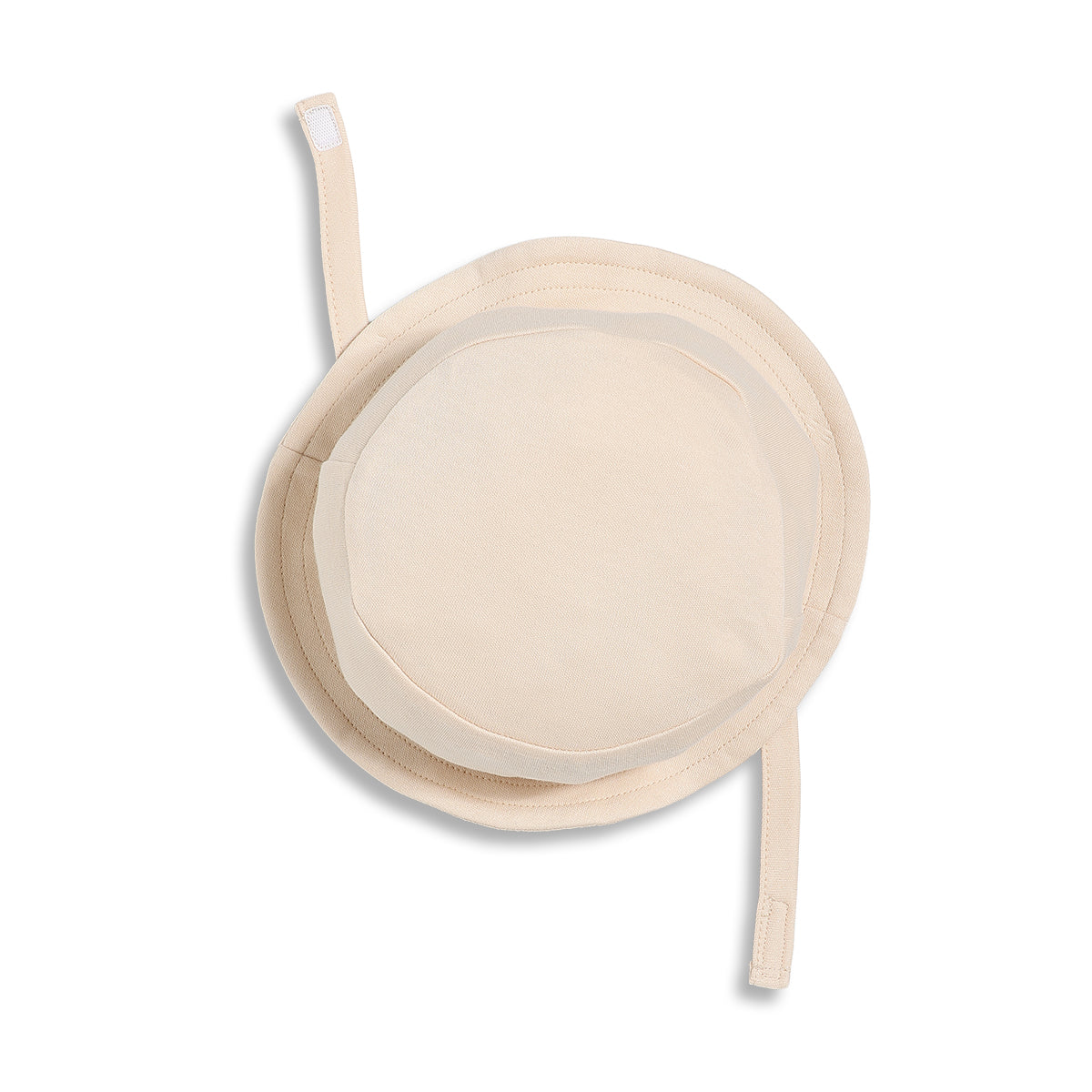 Baby Boys Printed Bodysuit with Cap, Beige