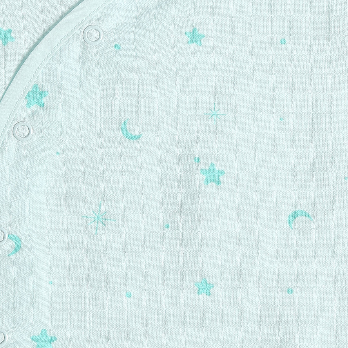 Baby Boys Pack of 2 Printed Front Open Vest Regular Fit - Mint Green & Beige