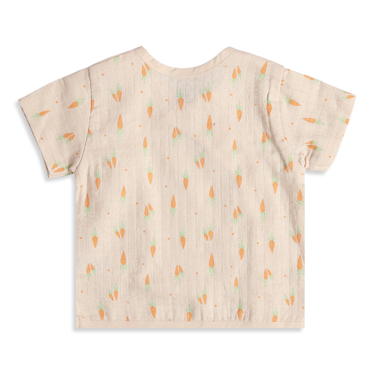 Baby Boys Pack of 2 Printed Front Open Vest Regular Fit - Mint Green & Beige
