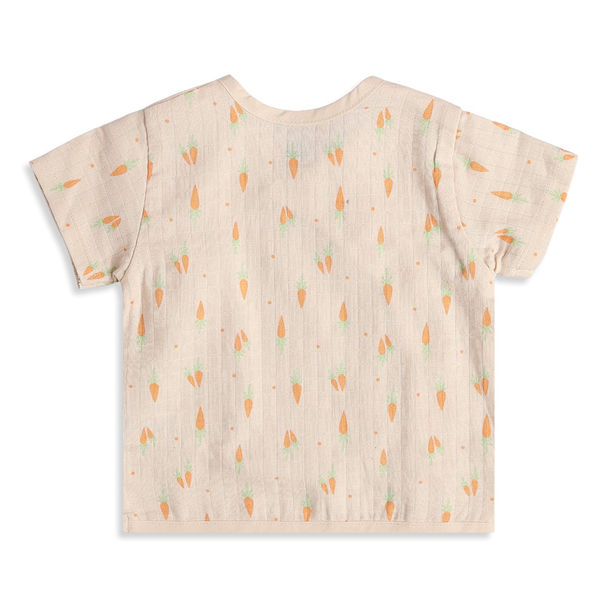 Baby Boys Pack of 2 Printed Front Open Vest Regular Fit - Mint Green & Beige