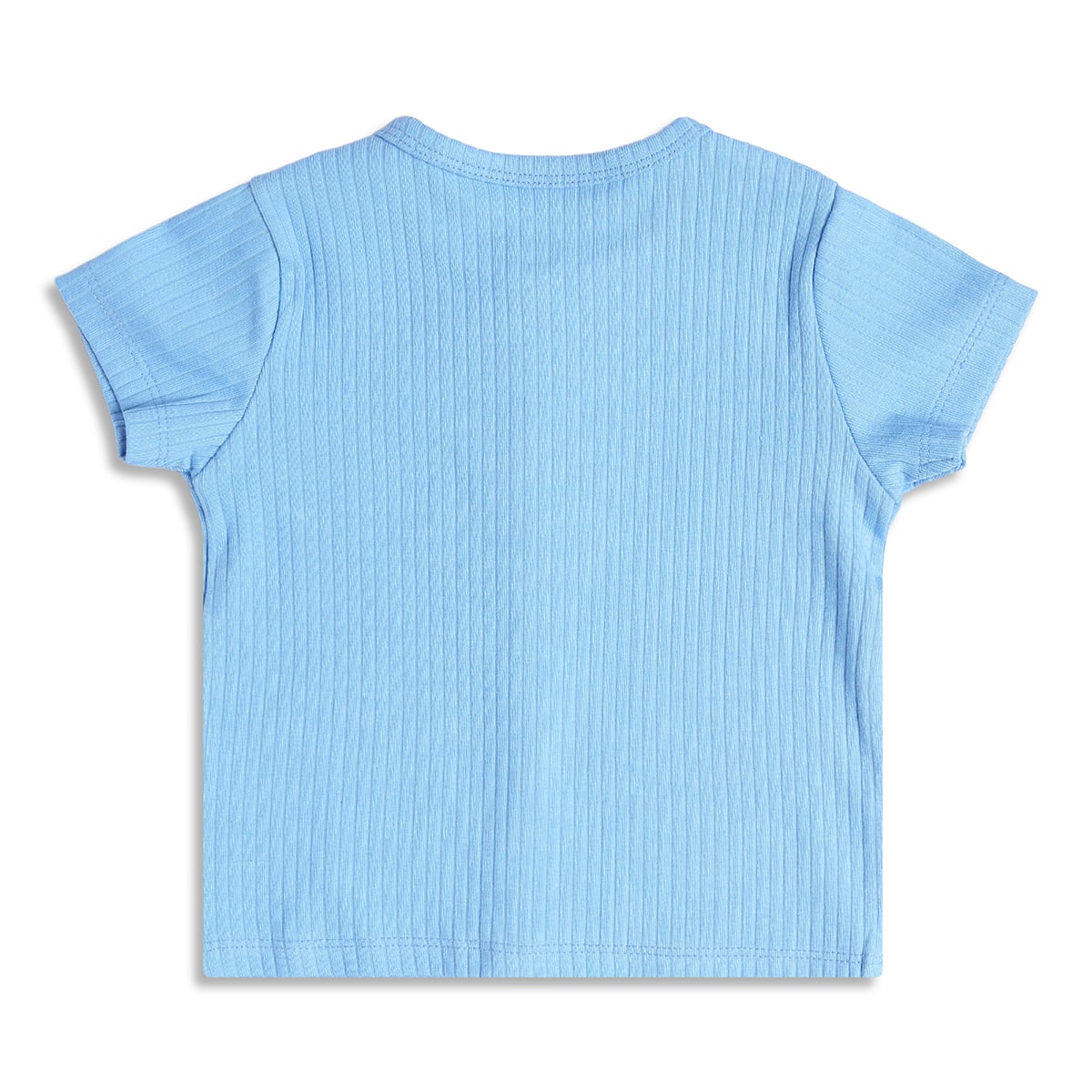 Baby Boys Ribbed Front Open Vests Pack of 2, Blue And Grey
