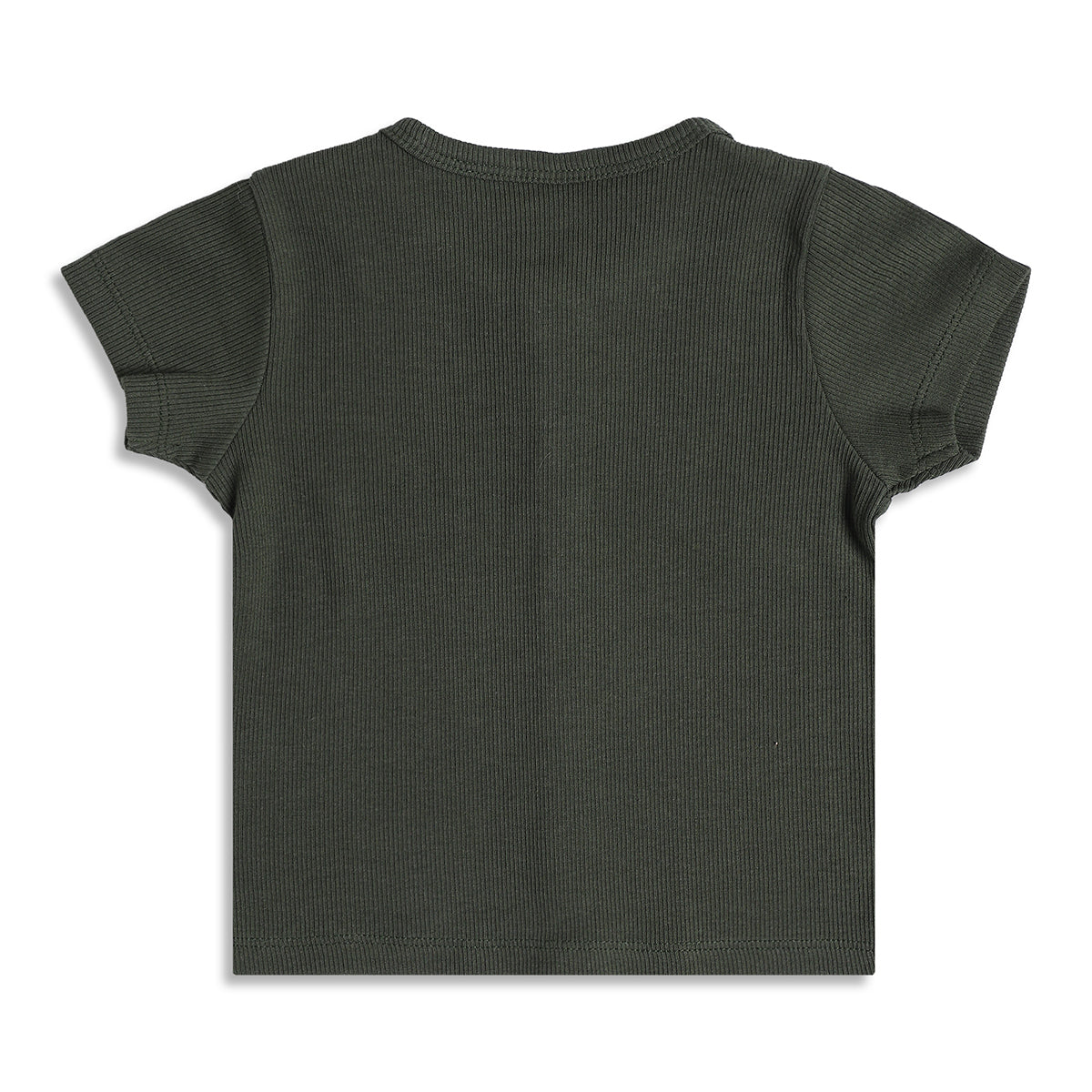 Baby Boys Printed And Ribbed Front Open Vests Pack of 2, Grey And Green