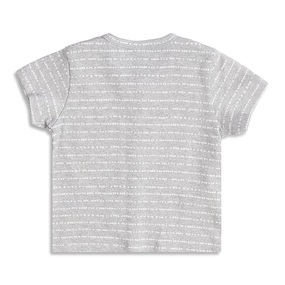 Baby Boys Printed And Ribbed Front Open Vests Pack of 2, Grey And Green