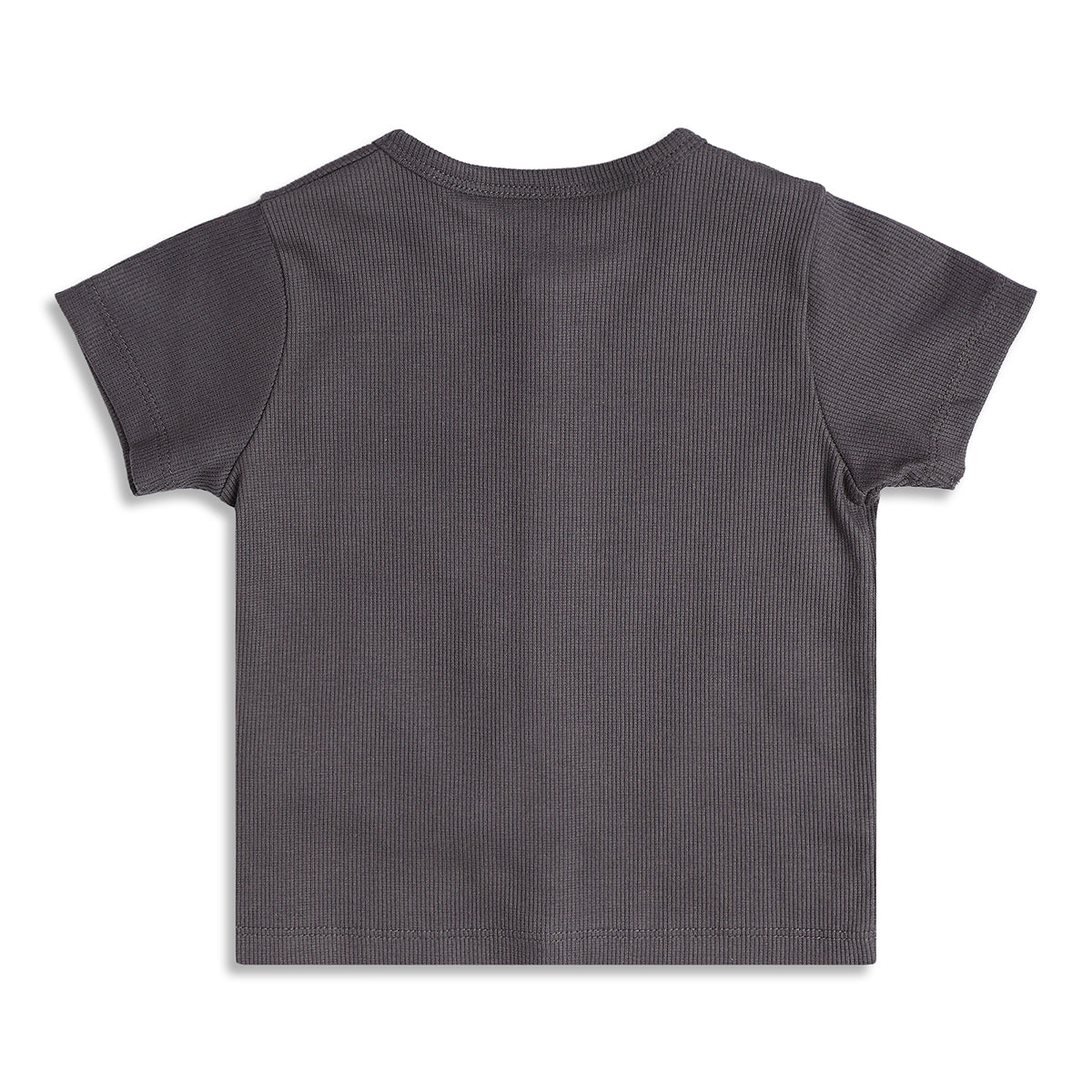 Baby Boys Ribbed Front Open Vests Pack of 2, Grey And Brown