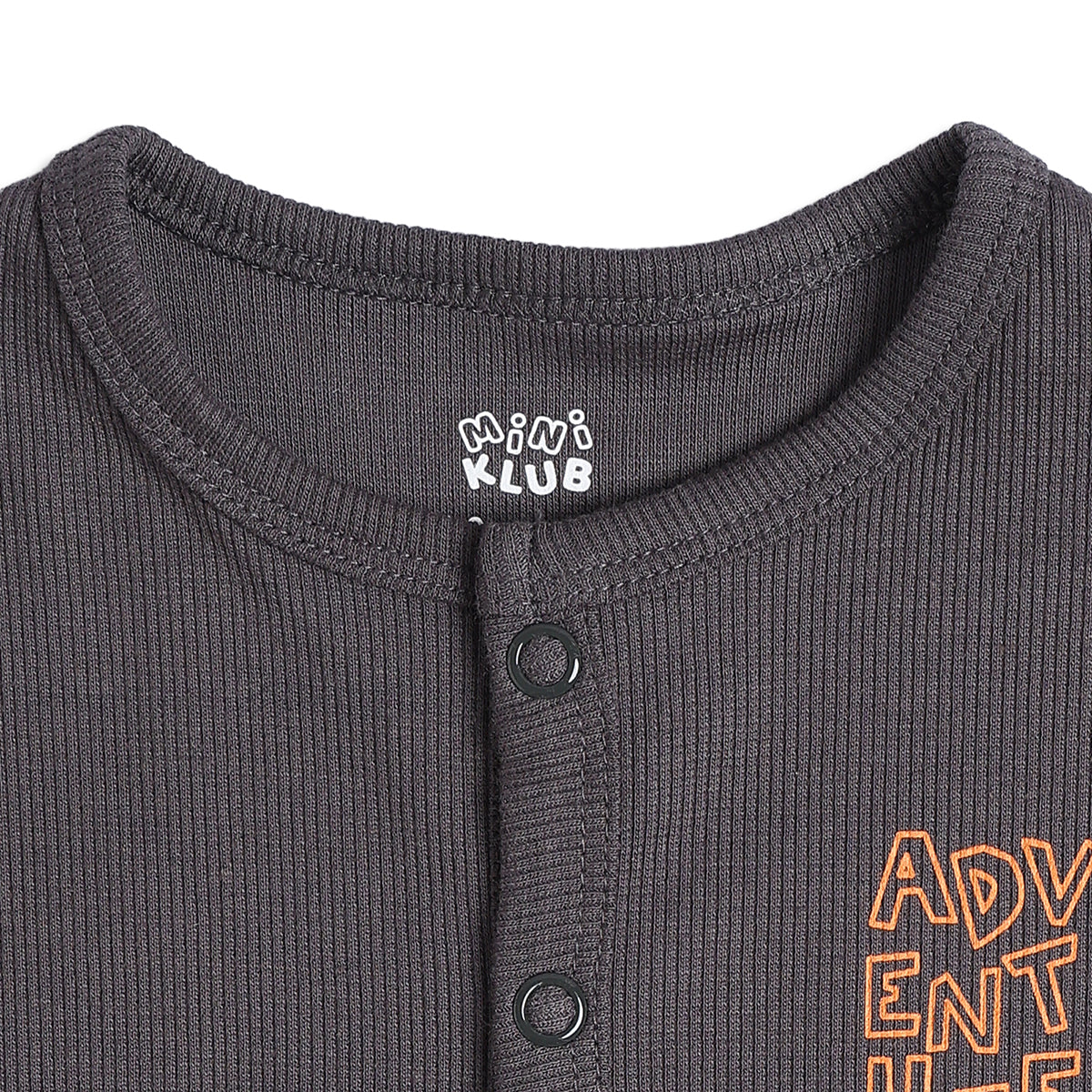 Baby Boys Ribbed Front Open Vests Pack of 2, Grey And Brown