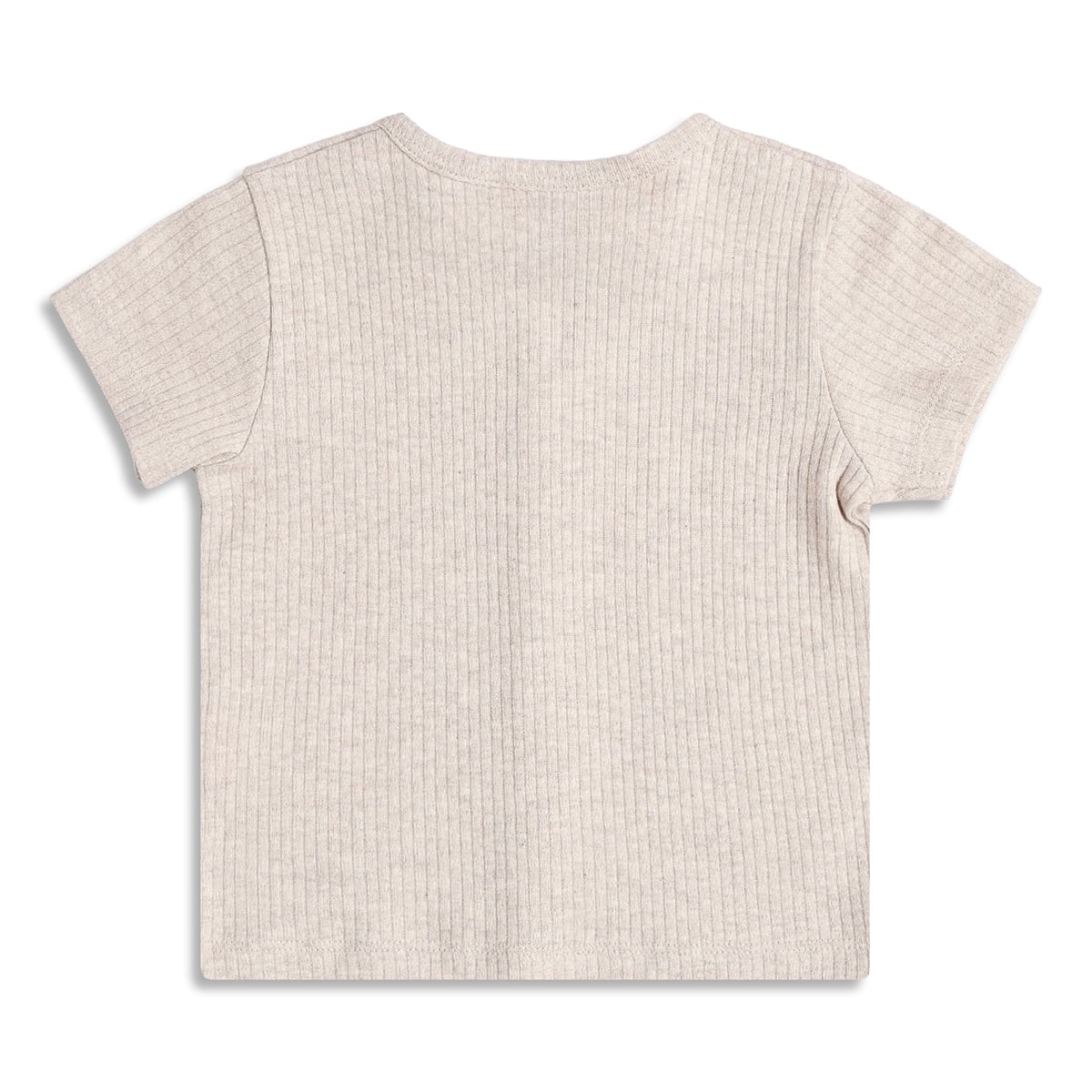 Baby Boys Beige and Navy Blue Cotton Front Open T-Shirts Pack of 2 Regular Fit Casual Kids Tees