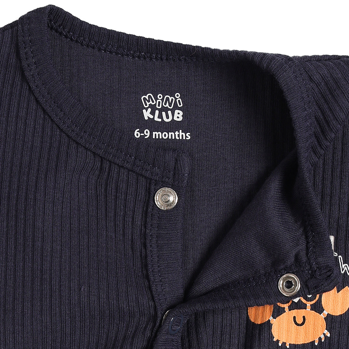 Baby Boys Navy Blue & White Printed Cotton Front Open Vest Pack of 2 Regular Fit Casual Vests