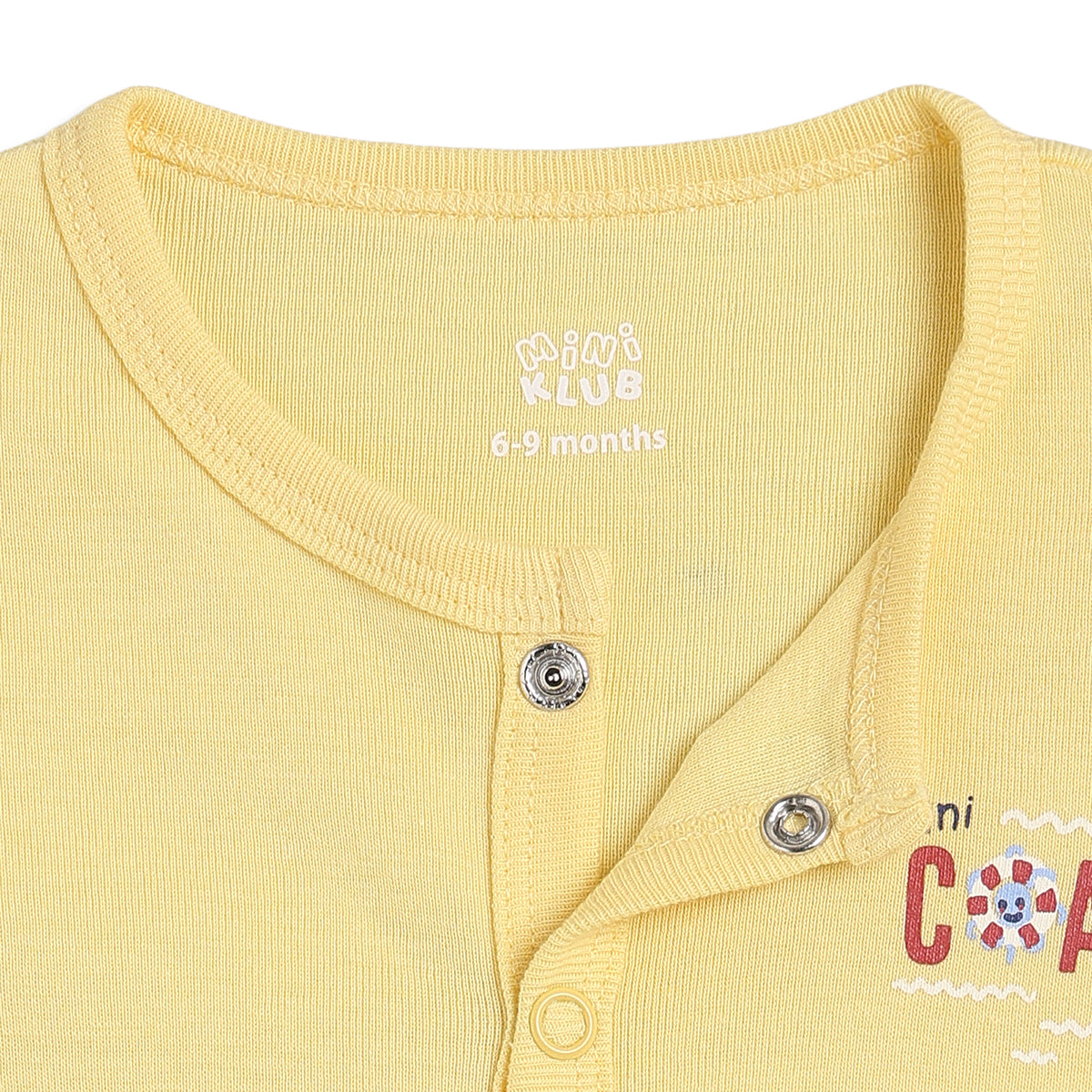 Baby Boys Orange and Yellow Cotton Front Open Vests Pack of 2 Regular Fit Casual Wear