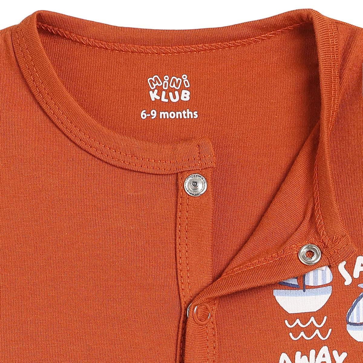 Baby Boys Orange and Yellow Cotton Front Open Vests Pack of 2 Regular Fit Casual Wear