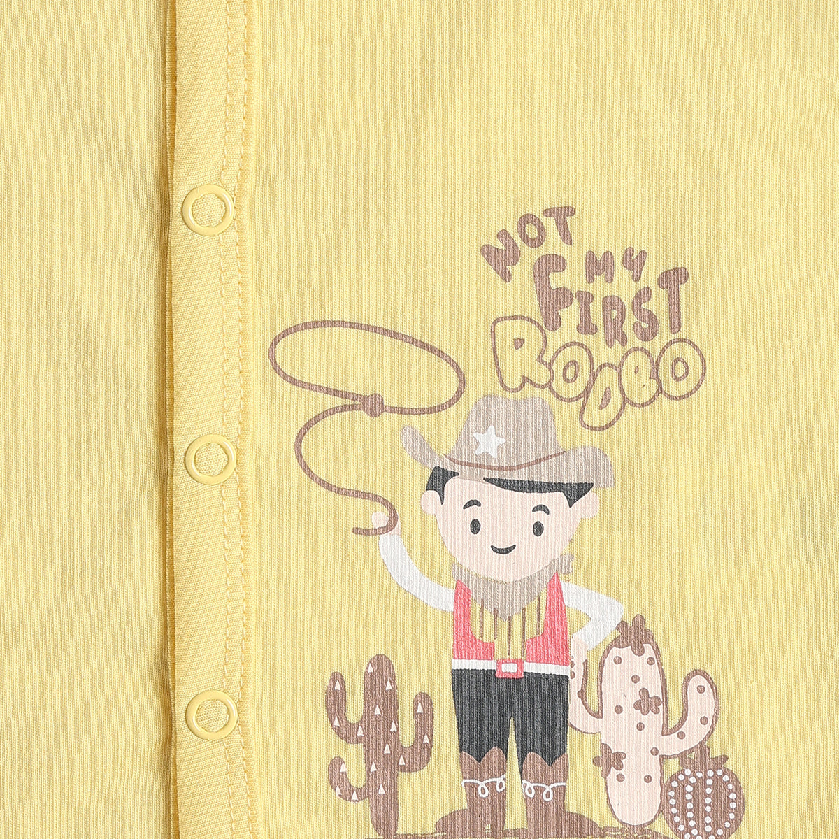 Baby Boys Pack of 2 Printed Cotton Front Open T-Shirts with Short Sleeves