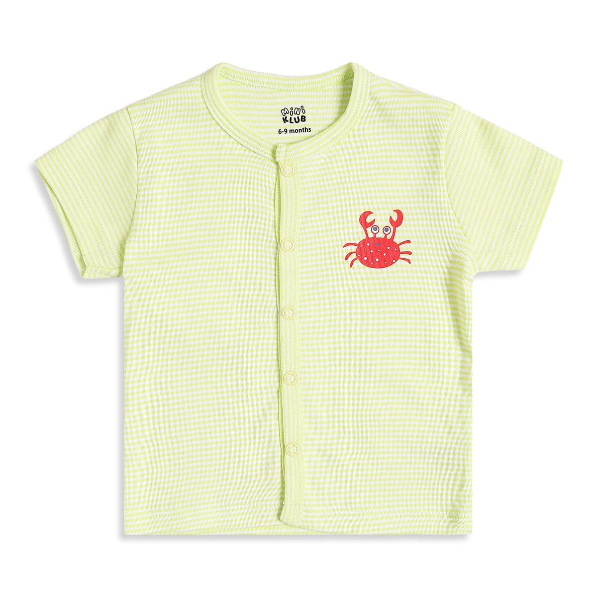 Baby Boys Blue & Lime Green Printed Cotton Front Open Vest Pack of 2 Regular Fit Casual Vests