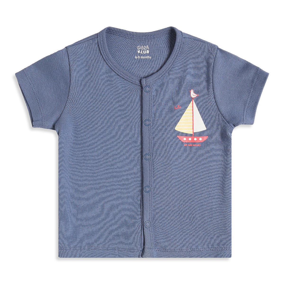 Baby Boys Blue & Lime Green Printed Cotton Front Open Vest Pack of 2 Regular Fit Casual Vests