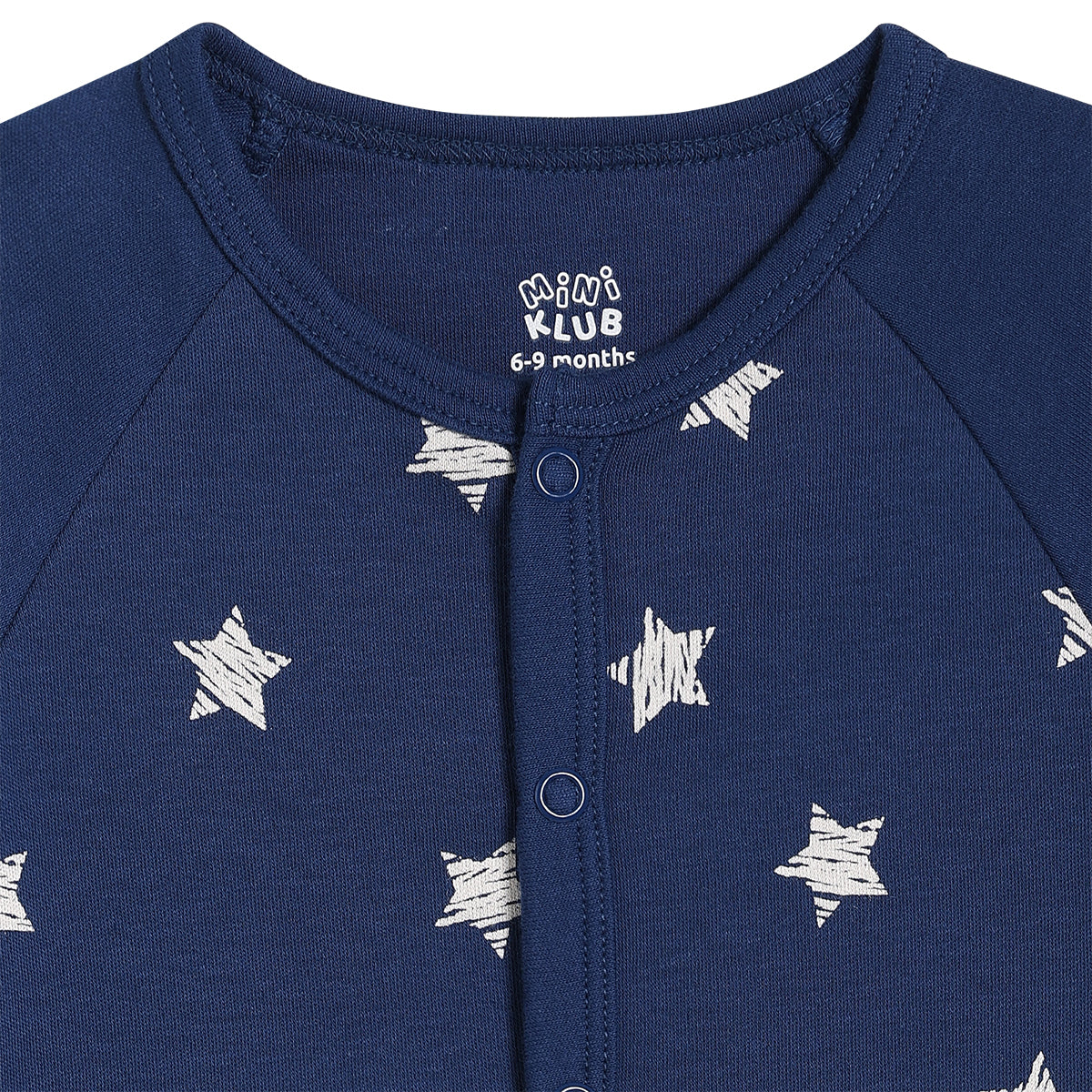 Baby Boys Printed Front Open Vests Pack of 2, Yellow and Navy Blue