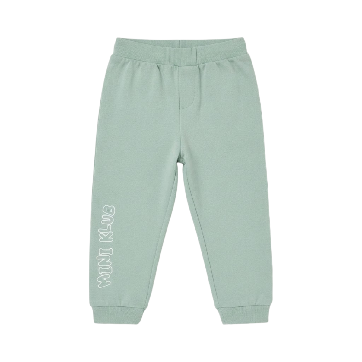 Baby Boys Mint Green Cotton Joggers Regular Fit Casual Wear