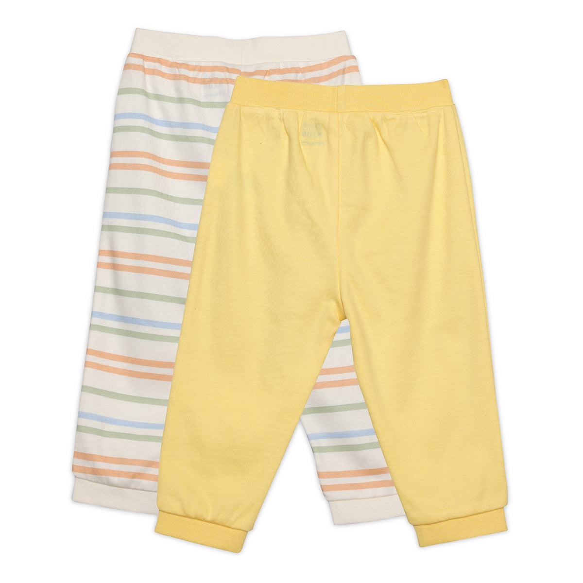 Baby Boys Solid and Striped Knit Bottoms Pack of 2 , Multicolor