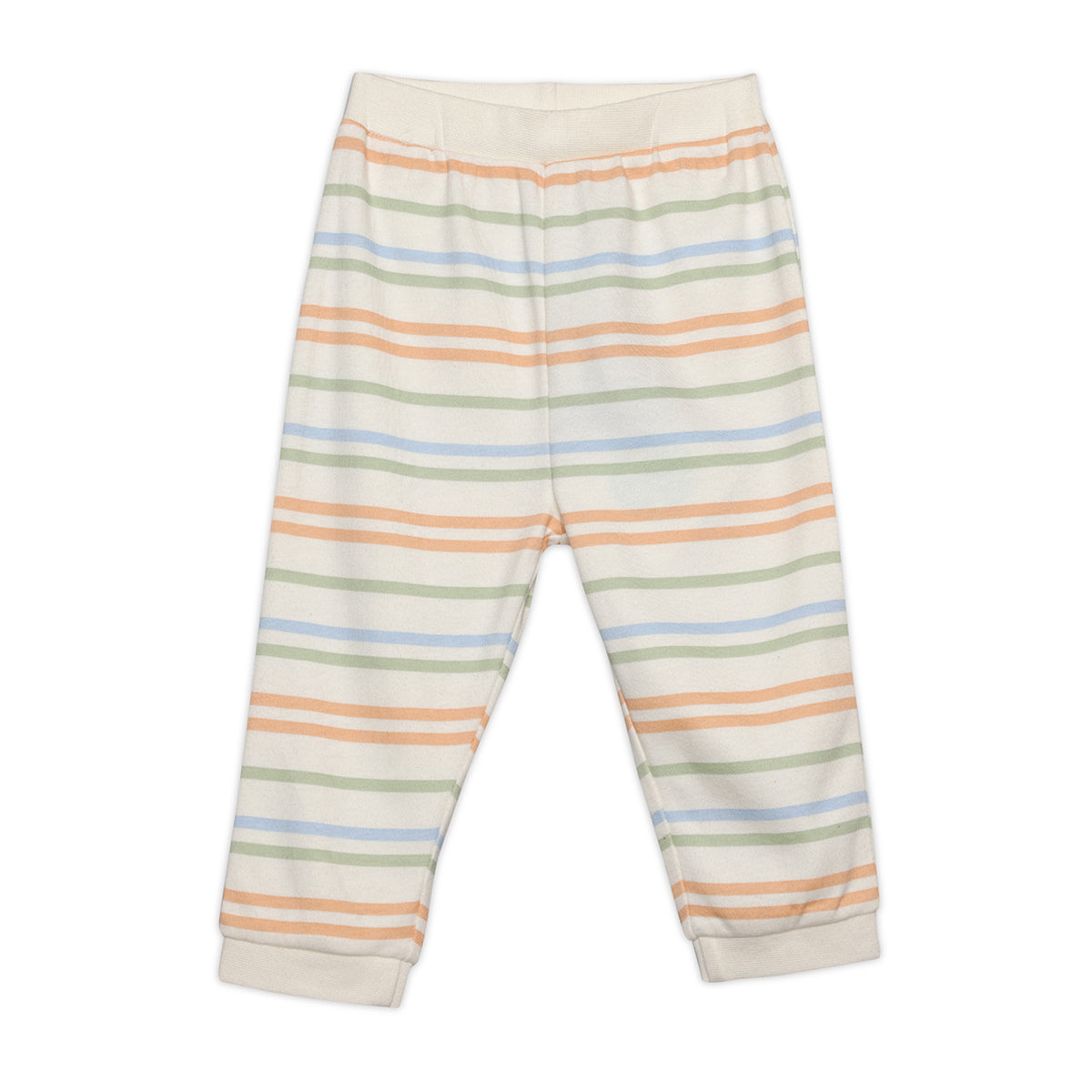 Baby Boys Solid and Striped Knit Bottoms Pack of 2 , Multicolor