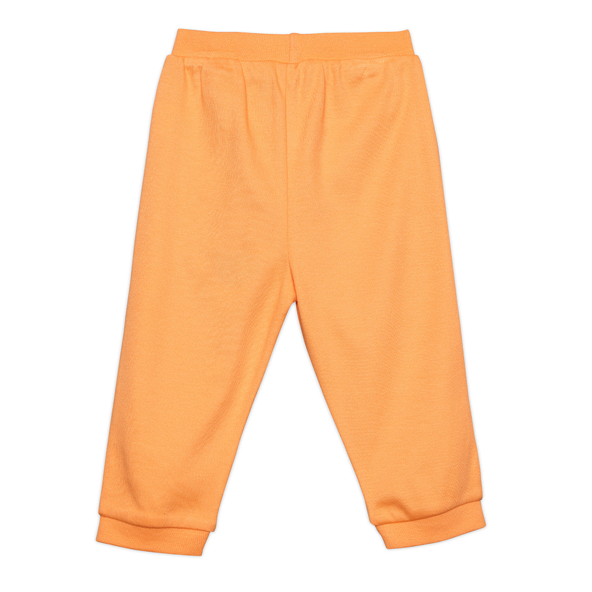 Baby Boys Solid and Striped Knit Bottoms Pack of 2, Orange and Cream