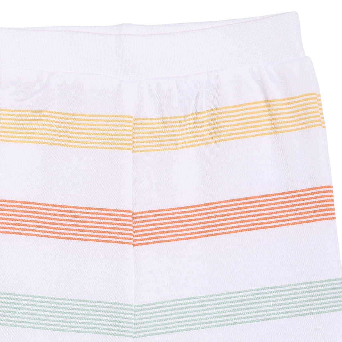 Baby Boys Checkered and Striped Knit Bottoms Pack of 2, Peach and White
