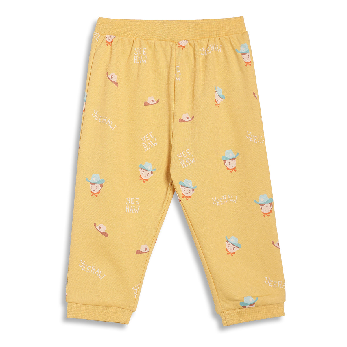 Baby Boys Printed Knit Bottoms Pack of 2, Yellow and Mint Green